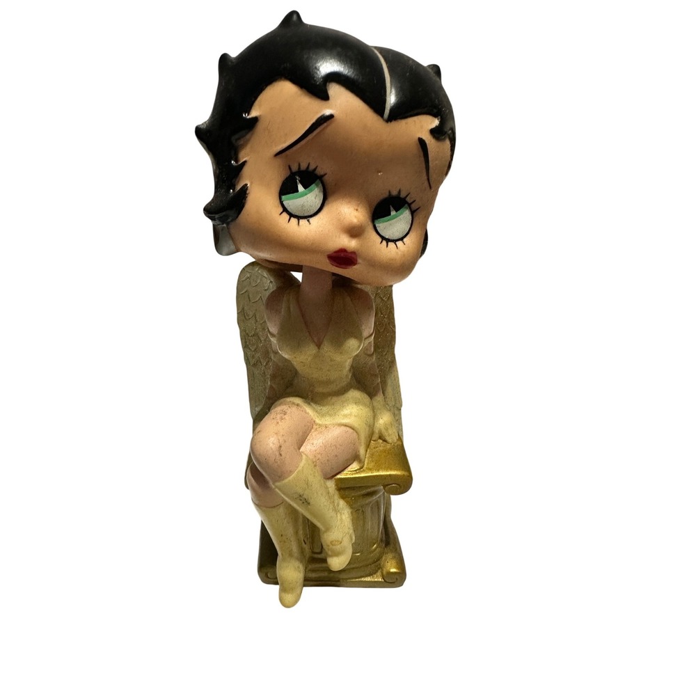 Betty Boop Angel Devil Wacky Wobbler Vintage Style Collectible Statues